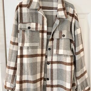 Plaid type jacket
